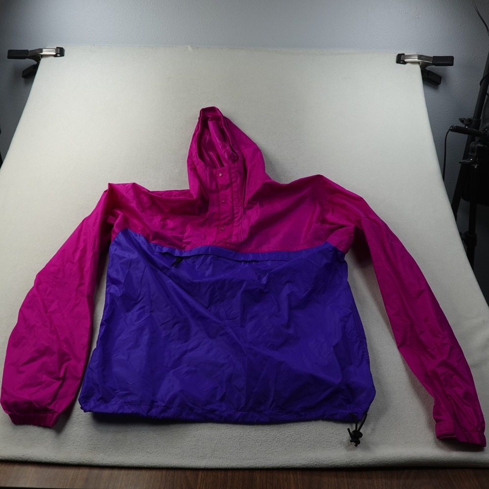 Vintage 2001 Patagonia Featherweight Shell Pullover Mens M Anorak Pink Purple